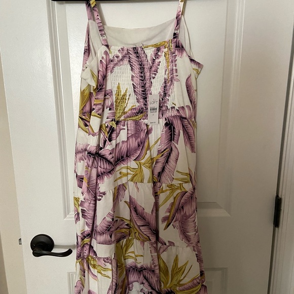 Tropical Print Swim Dress - Picture 6 of 9